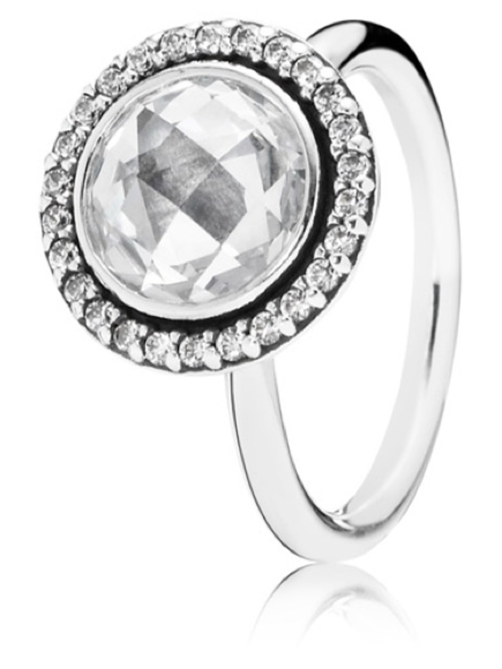 Genuine Retired PANDORA Brilliant Legacy Ring; 190904CZ